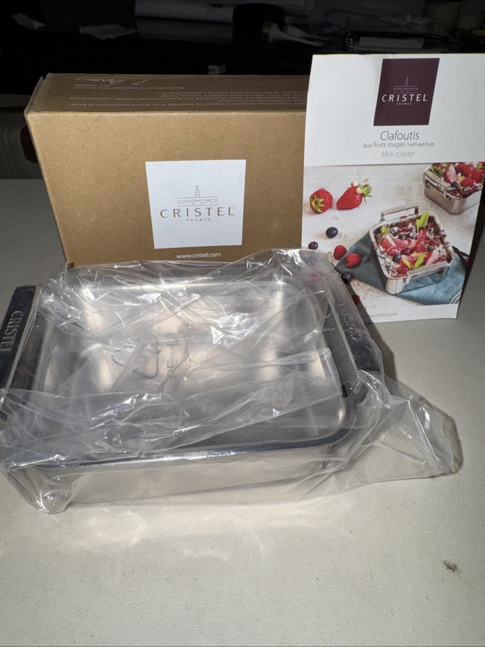Cristel 18/10 Stainless Mini Roasting Pan Roaster Made In France 4 7/8" x 4 3/8"